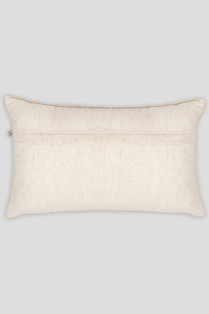 Multi-Colored Cotton Flex Embroidered Cushion Cover by Houmn at Pernia's Pop Up Shop