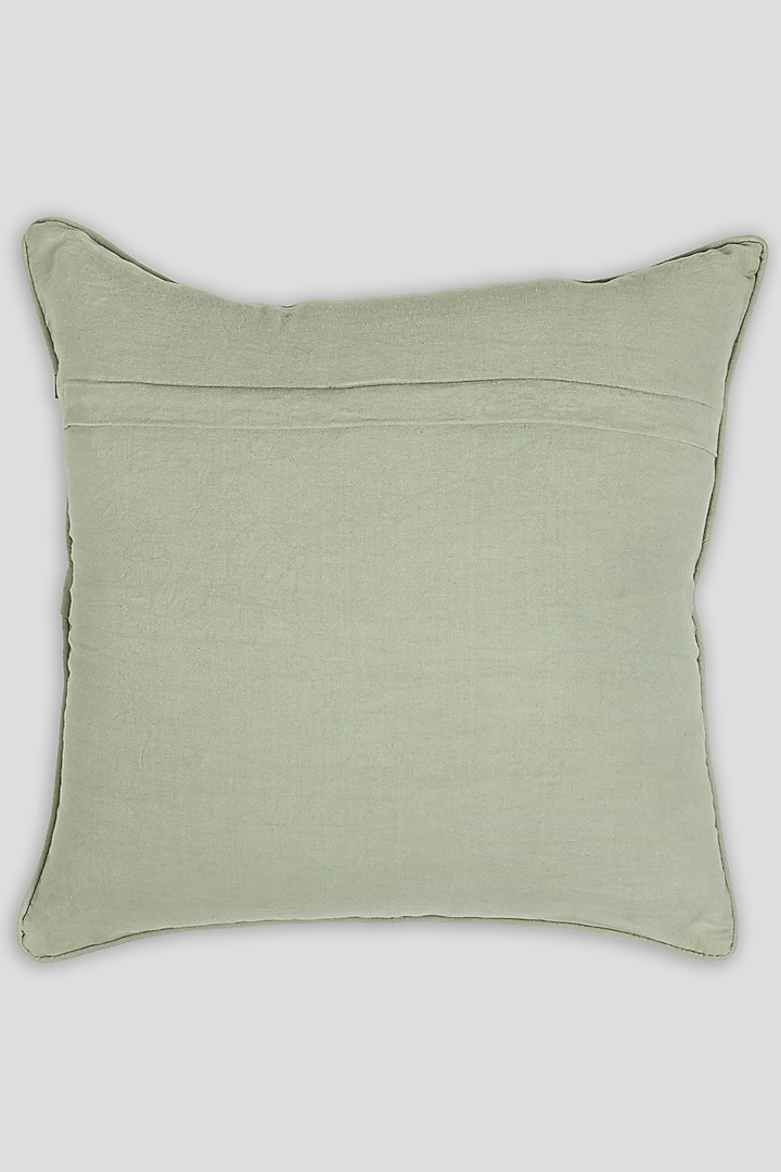 Multi-Colored Cotton Embroidered Cushion Cover by Houmn at Pernia's Pop Up Shop
