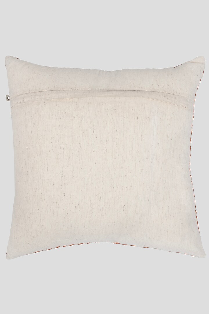 Multi-Colored Cotton Flex Embroidered Cushion Cover by Houmn at Pernia's Pop Up Shop