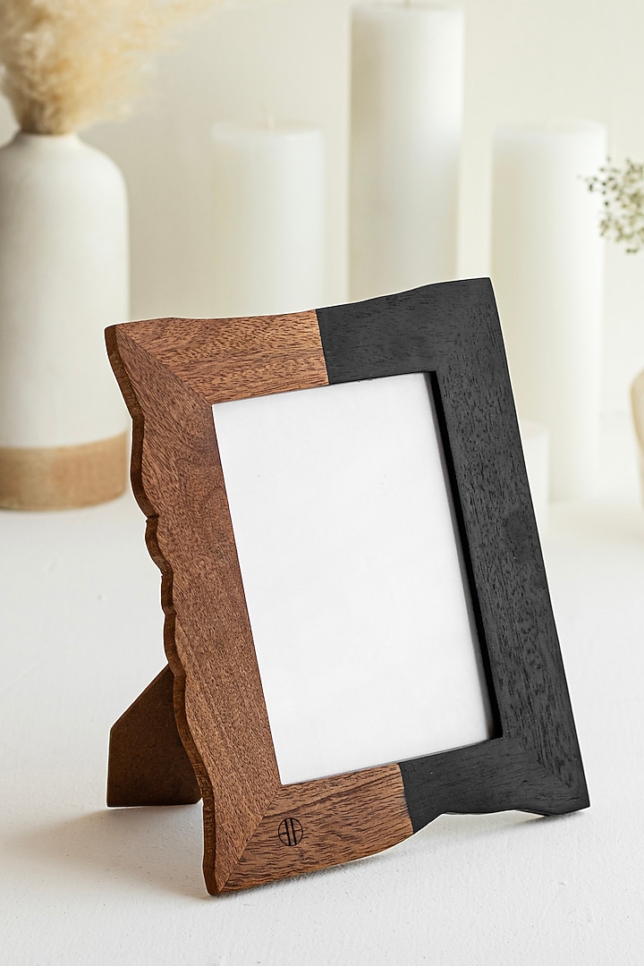 Black & Brown Acacia Wood Gift Hamper (Set Of 3) by HOUMN at Pernia's Pop Up Shop