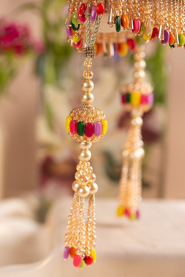 Premium Gold Embellished Potli by House of Vian at Pernia's Pop Up Shop
