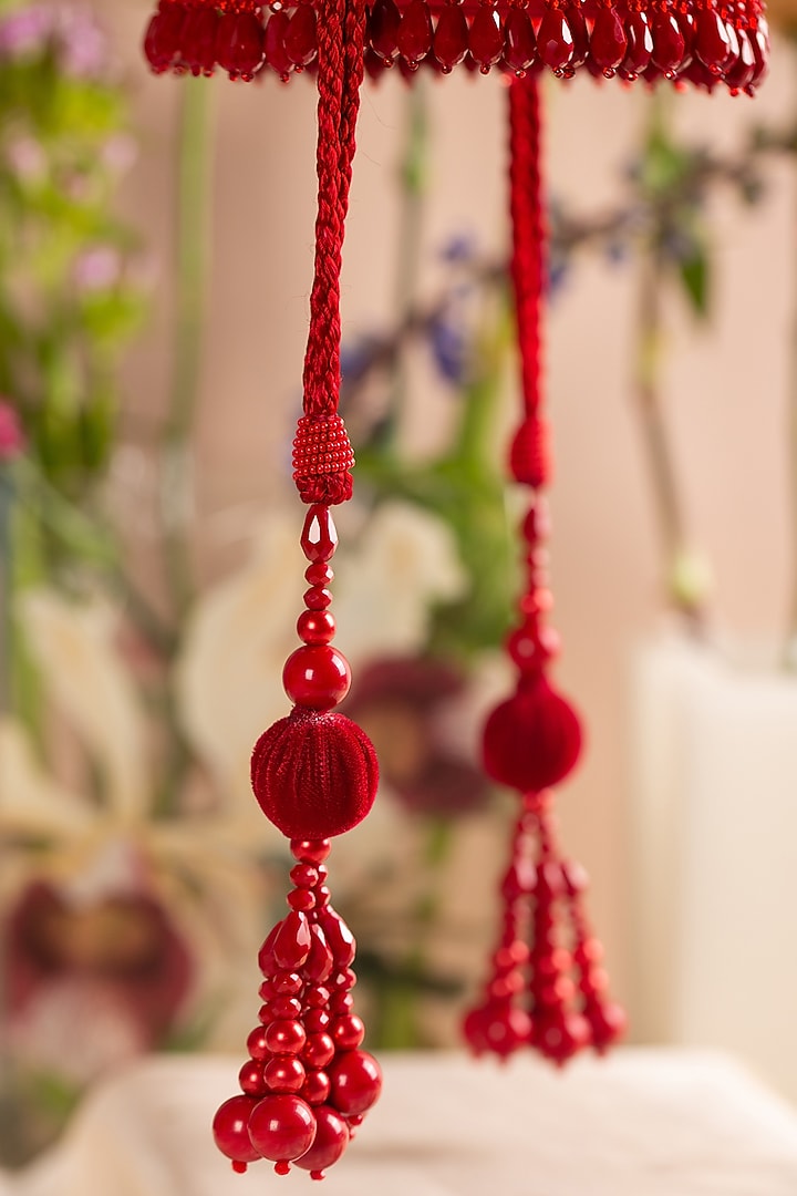 Premium Red Embellished Potli by House of Vian at Pernia's Pop Up Shop