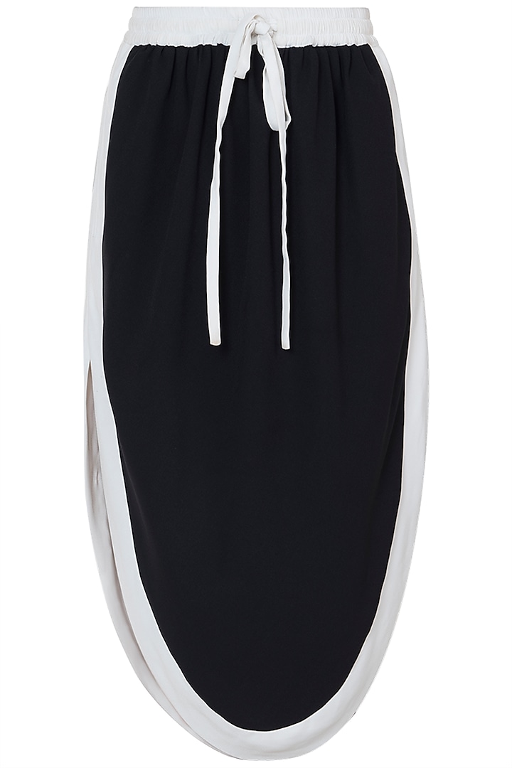 Black athleisure skirt by House of Behram