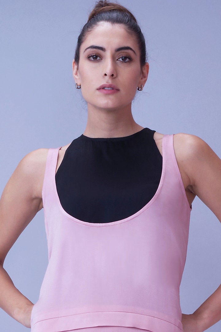 Powder Pink Summer Dress With Flap Pockets by House of Behram at Pernia's Pop Up Shop