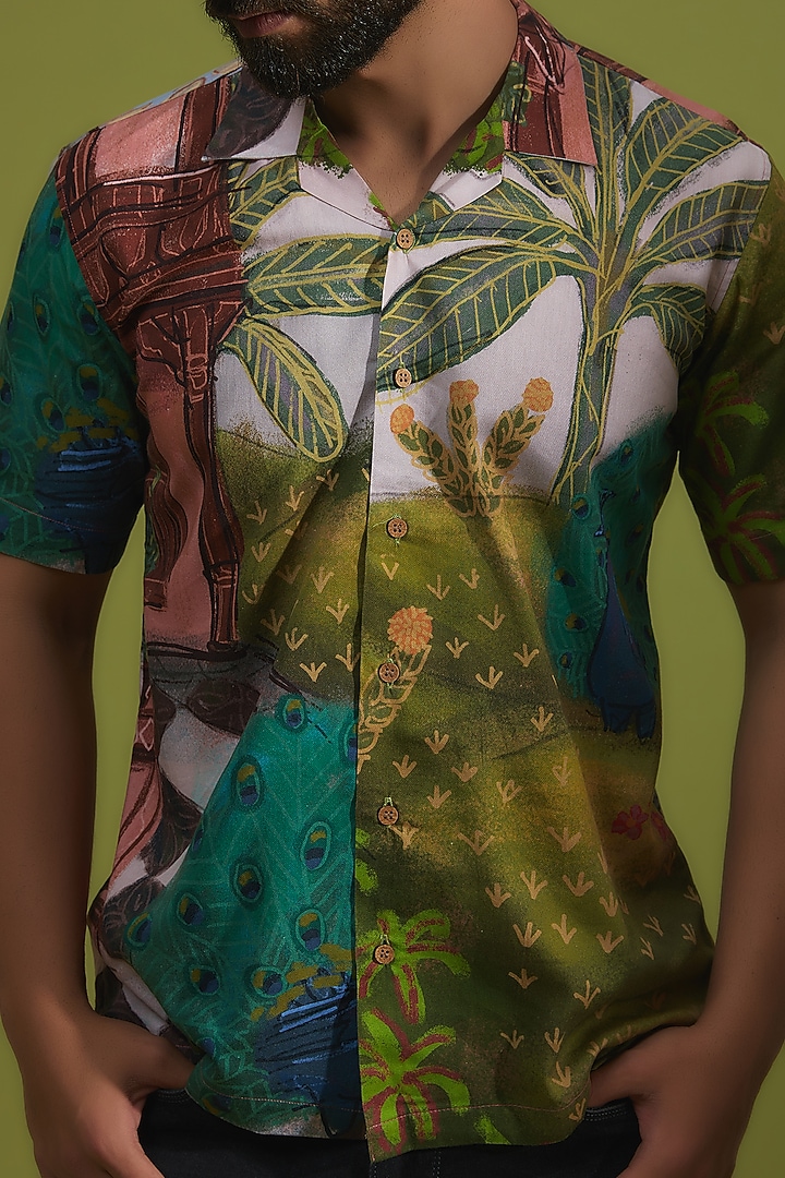 Multi-Colored Pure Cotton Digital Printed Co-Ord Set by House of K.C at Pernia's Pop Up Shop