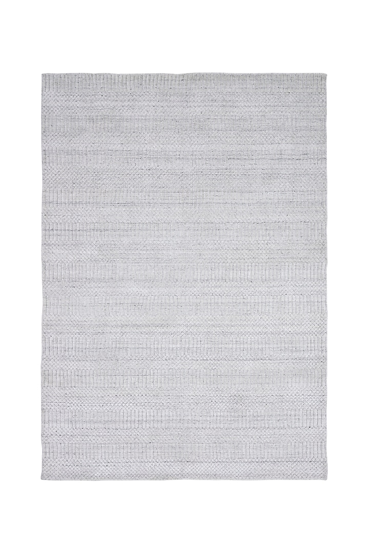 Ivory Cotton & Viscose Rug by HOUMN at Pernia's Pop Up Shop