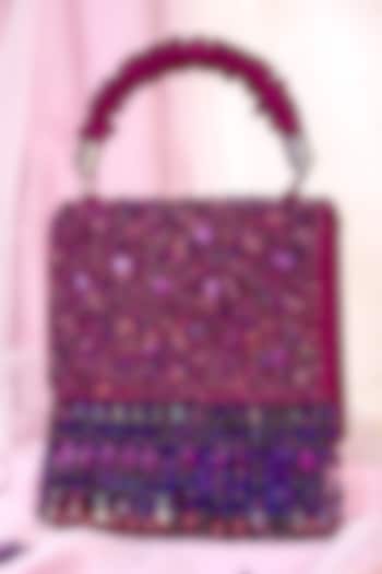 Wine Embellished Clutch by House of Vian at Pernia's Pop Up Shop
