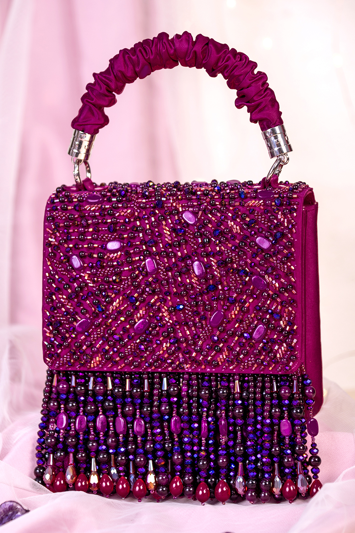 Wine Embellished Clutch by House of Vian at Pernia's Pop Up Shop