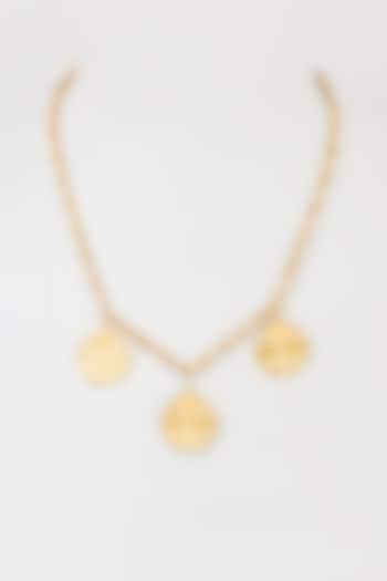 Gold Plated Handcrafted Necklace by Hetal Shah at Pernia's Pop Up Shop