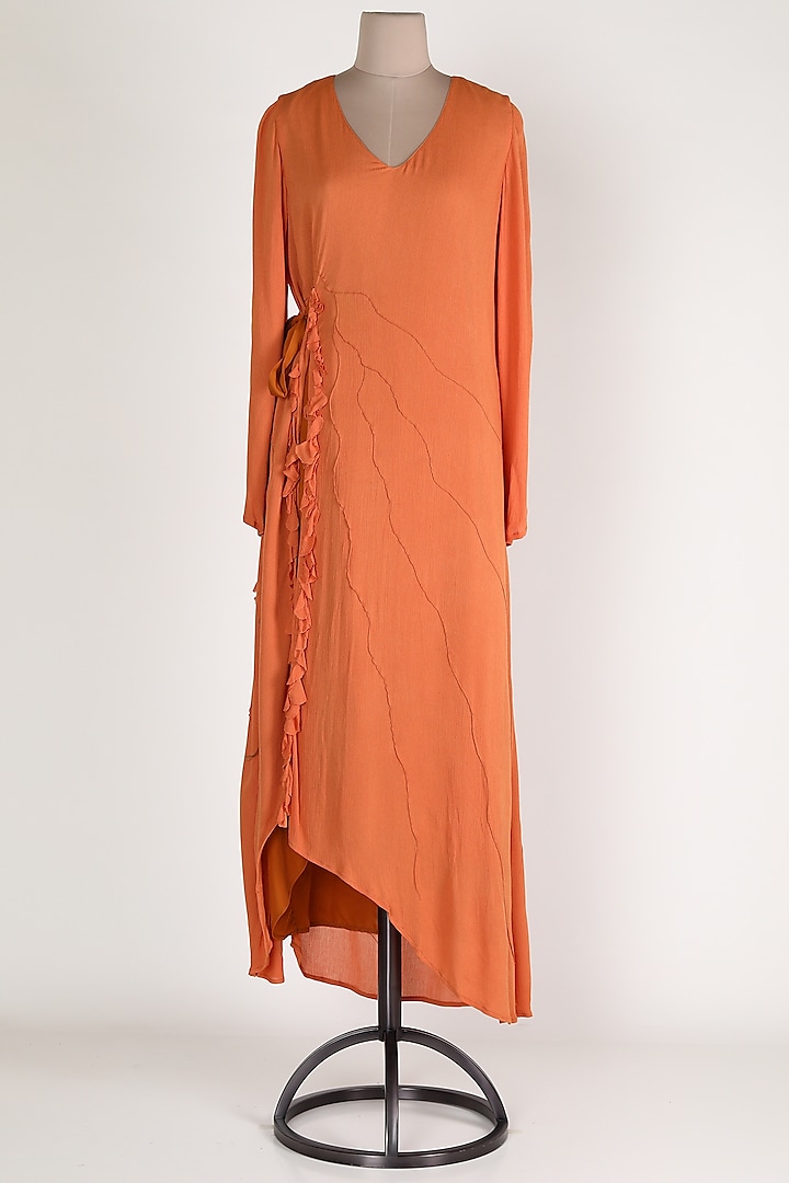 Orange Maxi Dress by House Of Sohn