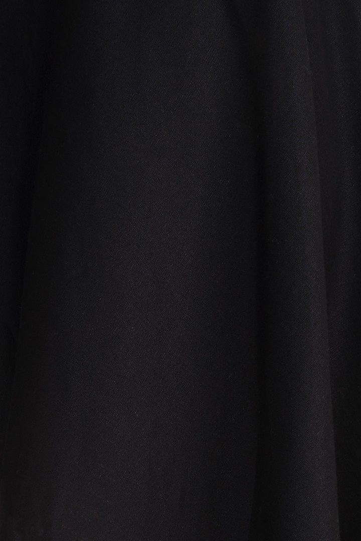 Black Monochrome High-Low Skirt by House of Sohn at Pernia's Pop Up Shop