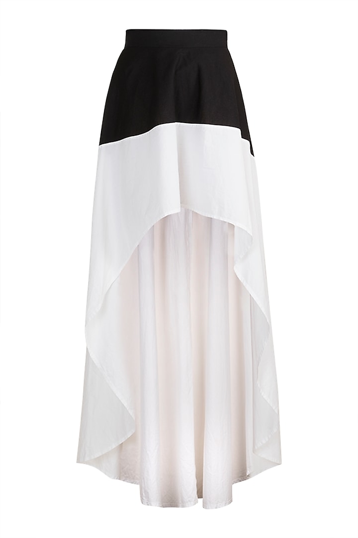 White High-Low Skirt by House of Sohn