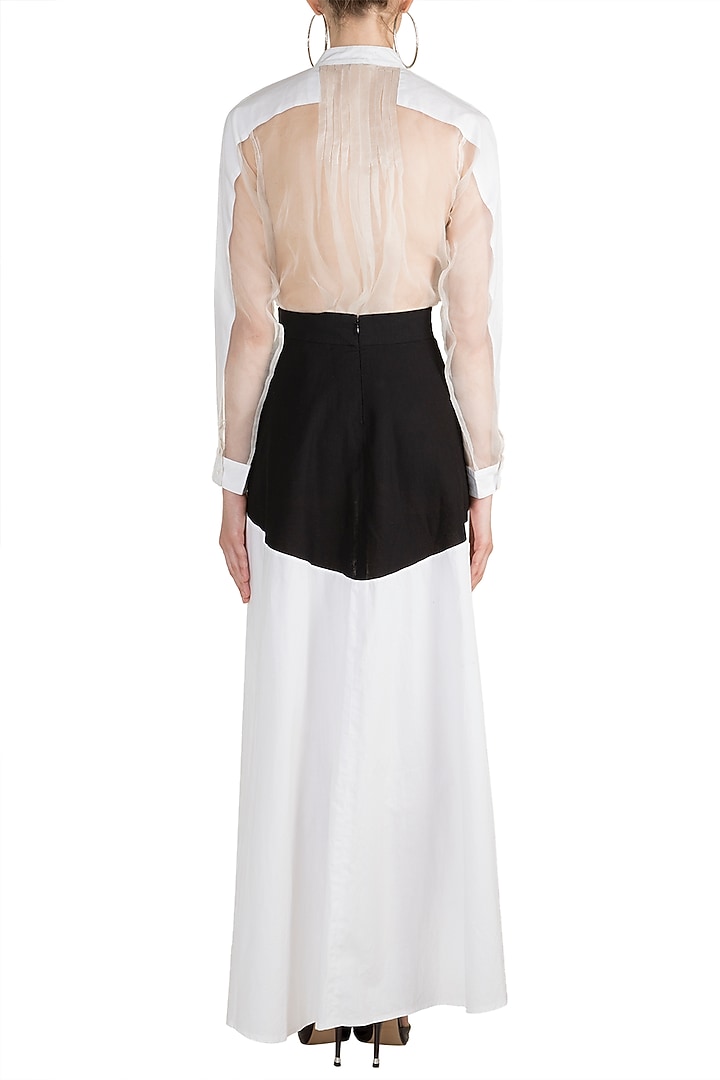 White High-Low Skirt by House of Sohn at Pernia's Pop Up Shop