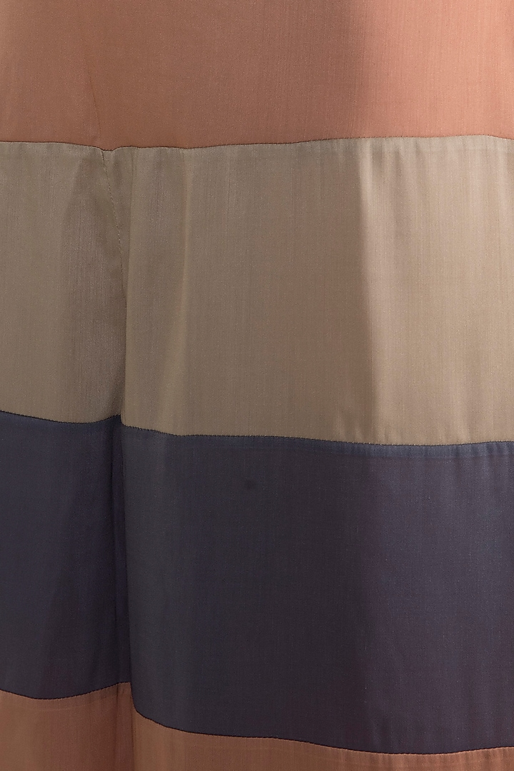 Blush Pink Striped Culotte Pants by House of Sohn at Pernia's Pop Up Shop
