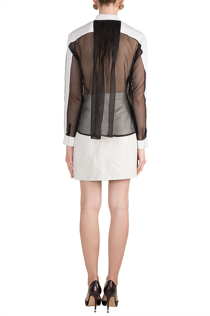 White Button Down Poplin Shirt by House of Sohn at Pernia's Pop Up Shop