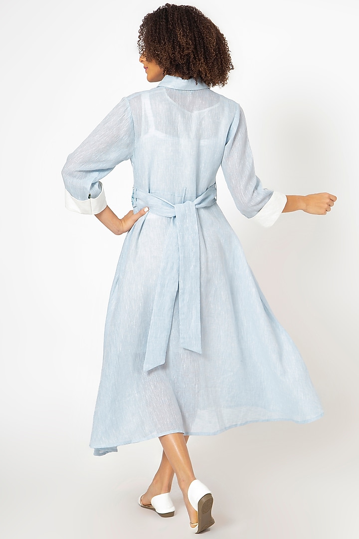 a line wedding dress for petite Off Shoulder A Line Split Sky Blue Satin Wedding Party Evening Prom Dr main image 0
