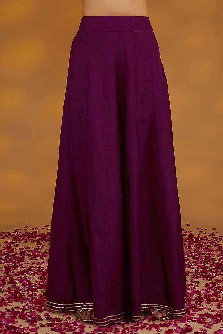 Pink Bandhej Chanderi Machine Embroidered Co-Ord Set by House of Supriya at Pernia's Pop Up Shop