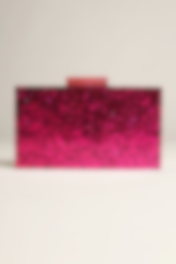 Pink Resin Sling Bag by HANDLE THOSE BAGS