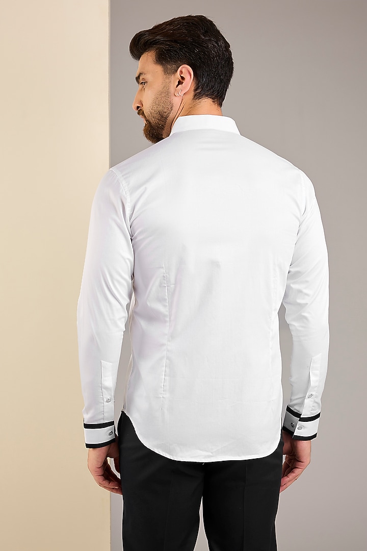 White Cotton Shirt by H2O at Pernia's Pop Up Shop