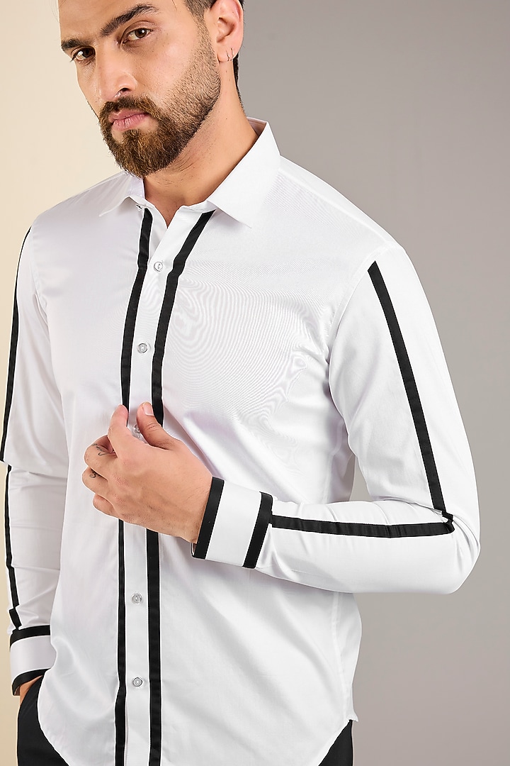 White Cotton Shirt by H2O at Pernia's Pop Up Shop
