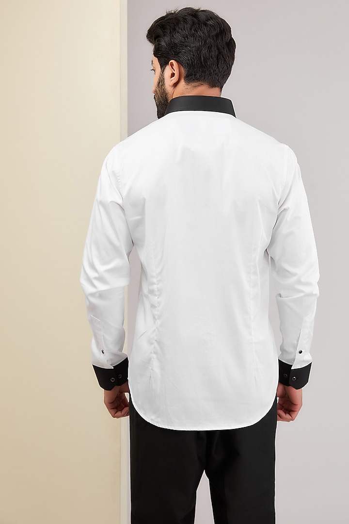 Multi-Colored Cotton Party Wear Shirt by H2O at Pernia's Pop Up Shop