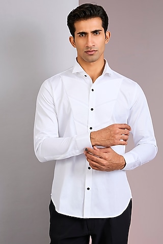 White Cotton Shirt by H2O