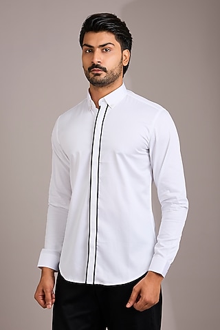 White Cotton Shirt by H2O