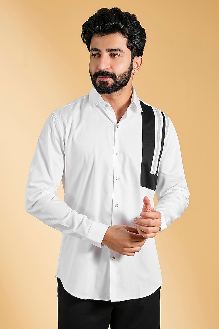 White Cotton Shirt by H2O