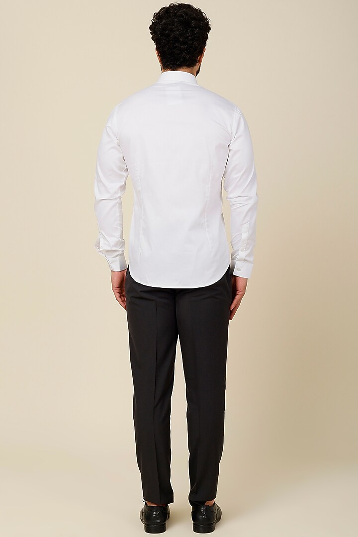 White Party Wear Shirt In Cotton by H2O at Pernia's Pop Up Shop
