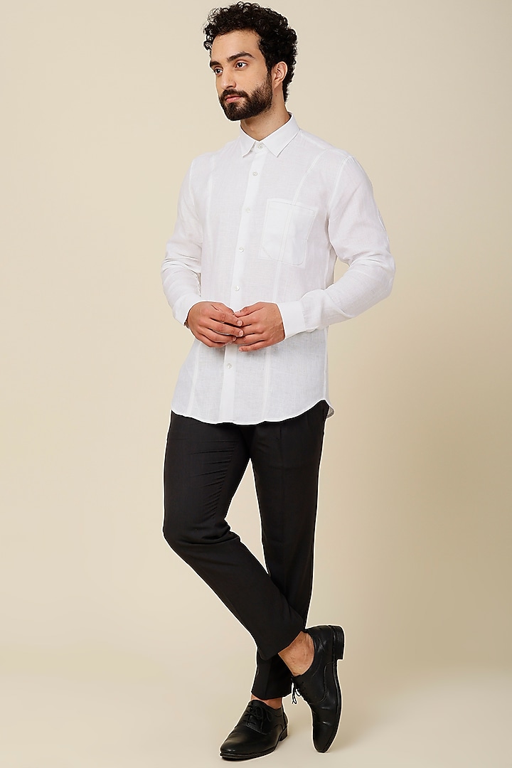 White Cotton Shirt by H2O