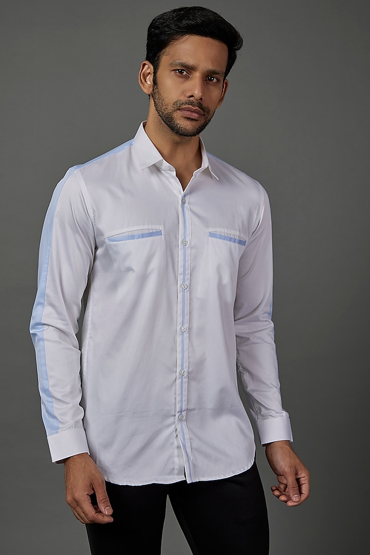 White Cotton Shirt by H2O