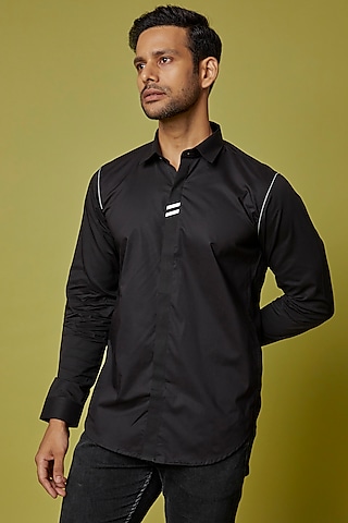 Black Check Shirts - Buy Black Check Shirts online in India