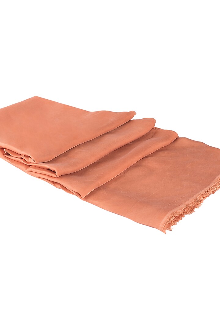 Peach Hand Painted Lace Party Wear Saree Set by House of Tamarind at Pernia's Pop Up Shop