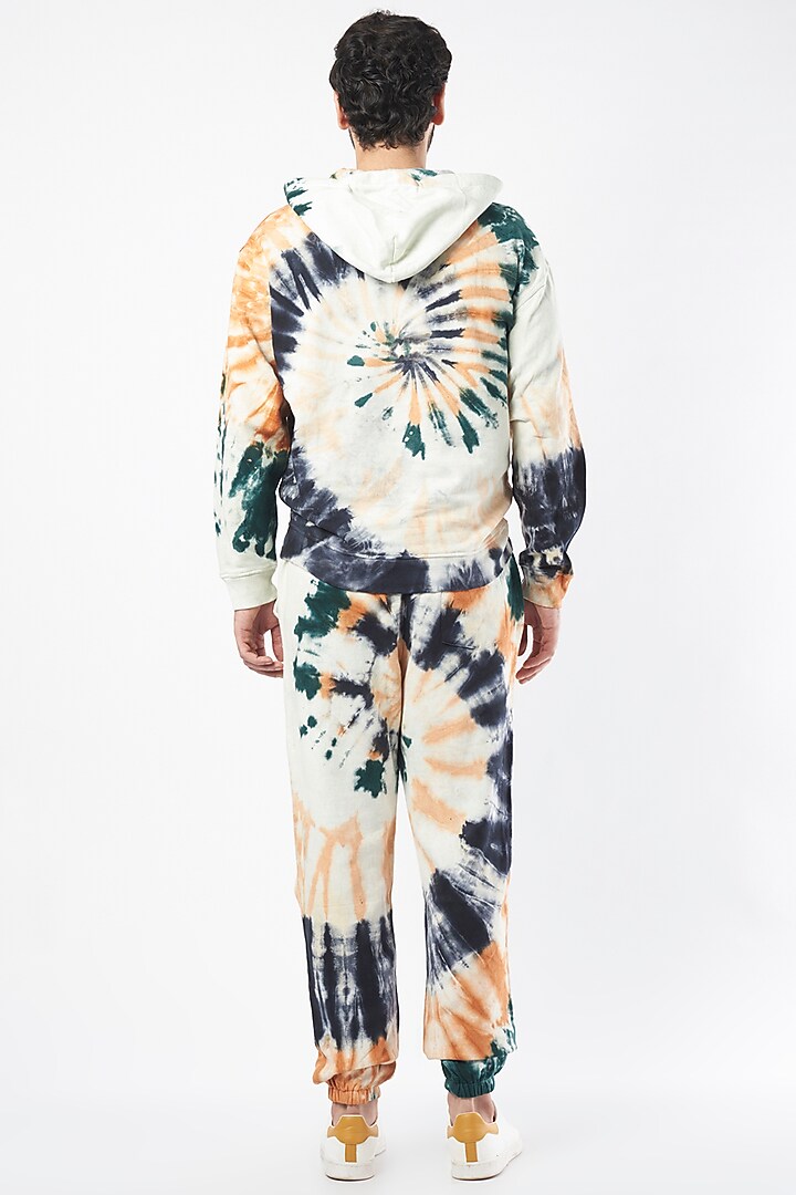 Multi Colored Jogger Pant Set With Tie-Dye by HUEDEE at Pernia's Pop Up Shop