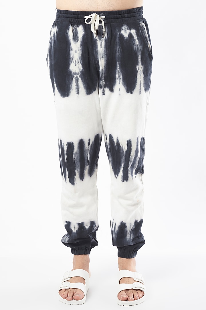 Multi Colored Recycled Organic Combed Cotton Jogger Pant Set by HUEDEE at Pernia's Pop Up Shop