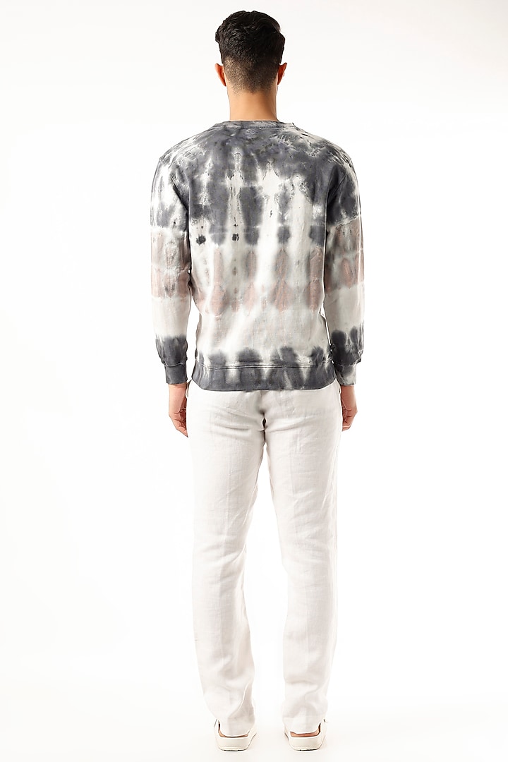 Space Grey Tie-Dyed T-Shirt by HUEDEE at Pernia's Pop Up Shop