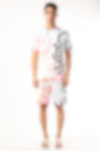 Rainbow Tie-Dyed Co-Ord Set by HUEDEE at Pernia's Pop Up Shop