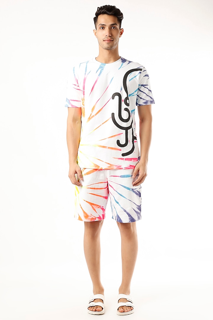 Rainbow Tie-Dyed Co-Ord Set by HUEDEE