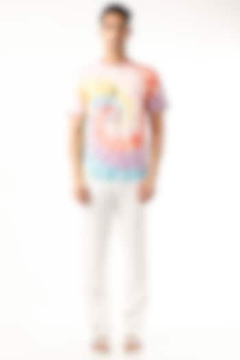 Rainbow Tie-Dyed T-Shirt by HUEDEE