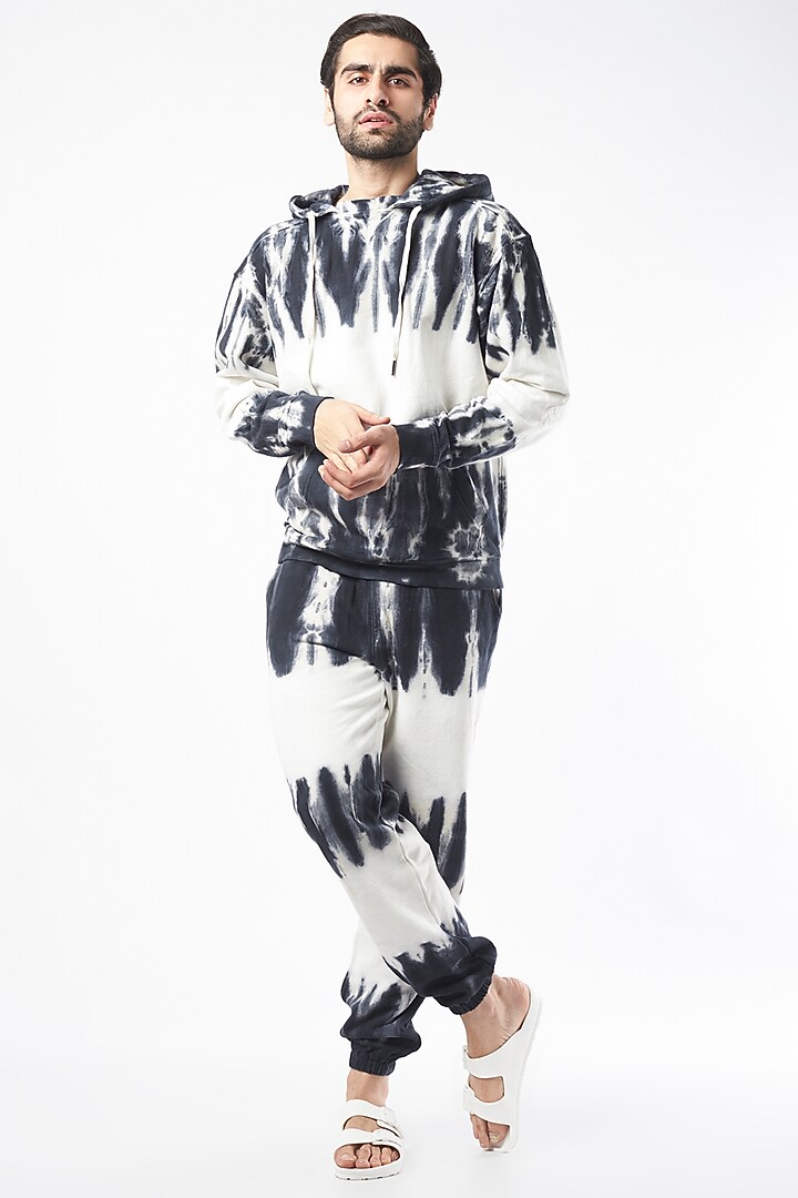 Multi Colored Recycled Organic Combed Cotton Hoodie by HUEDEE at Pernia's Pop Up Shop