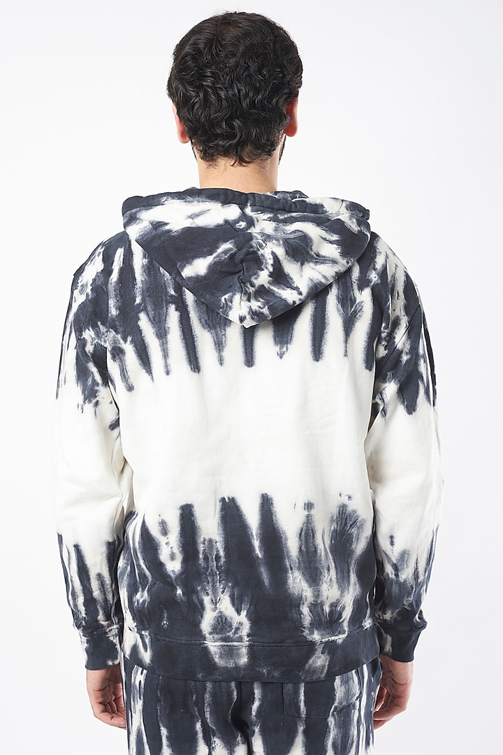Multi Colored Recycled Organic Combed Cotton Hoodie by HUEDEE at Pernia's Pop Up Shop