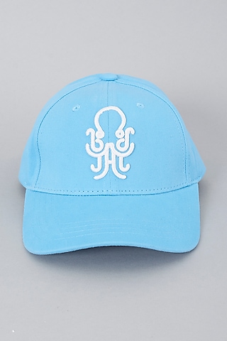 Blue Handmade Cap by HUEDEE