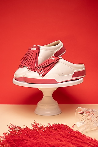 Pink Genuine Leather Slip-On Sneaker by HEEL YOUR SOLE