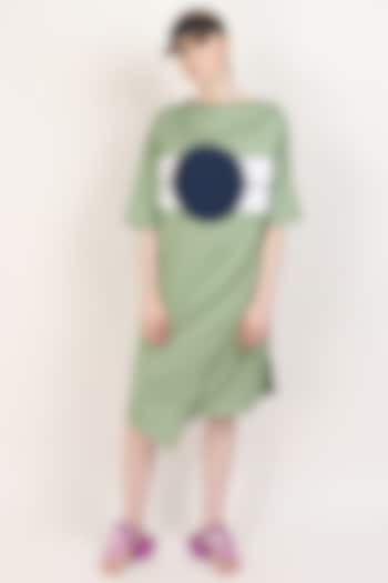 Military Green Maxi Summer Dress With Patch Work by I AM TROUBLE BY KC at Pernia's Pop Up Shop