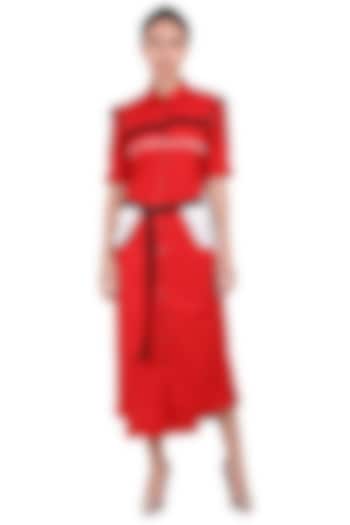 Scarlet Red Maxi Dress by I Am Trouble By KC