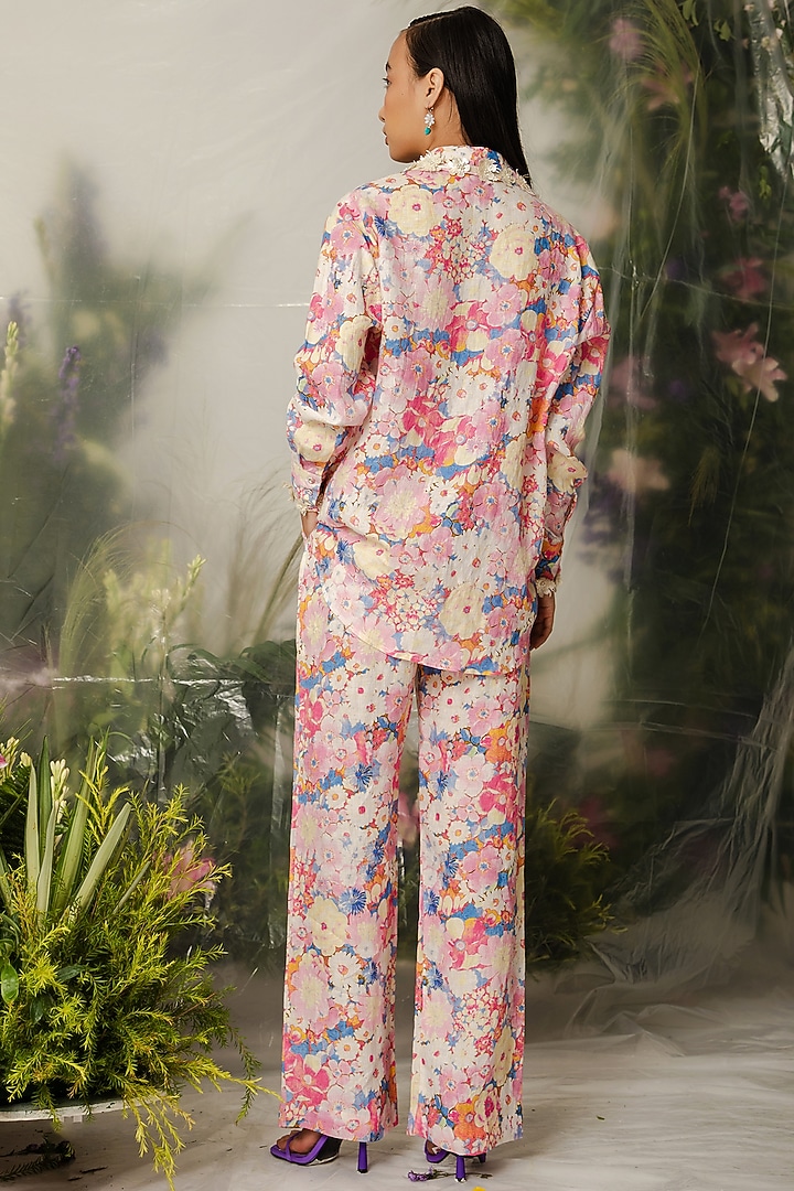 Multi-Colored Linen Shirt by THE IASO at Pernia's Pop Up Shop