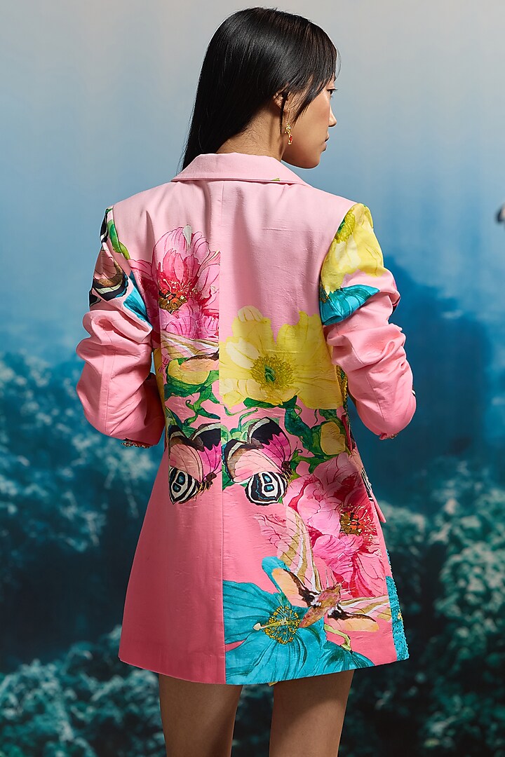Bubblegum Pink Italian Cotton Satin Shorts by THE IASO at Pernia's Pop Up Shop