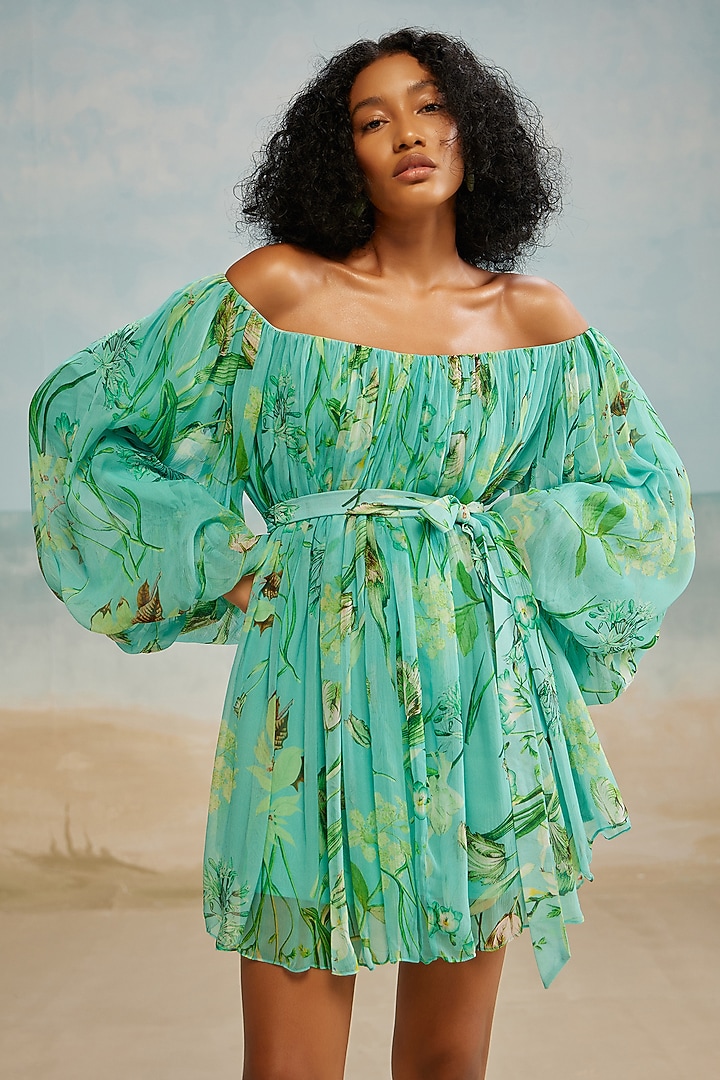 green schiffli dress CALLIE Wedding Dress main image 1