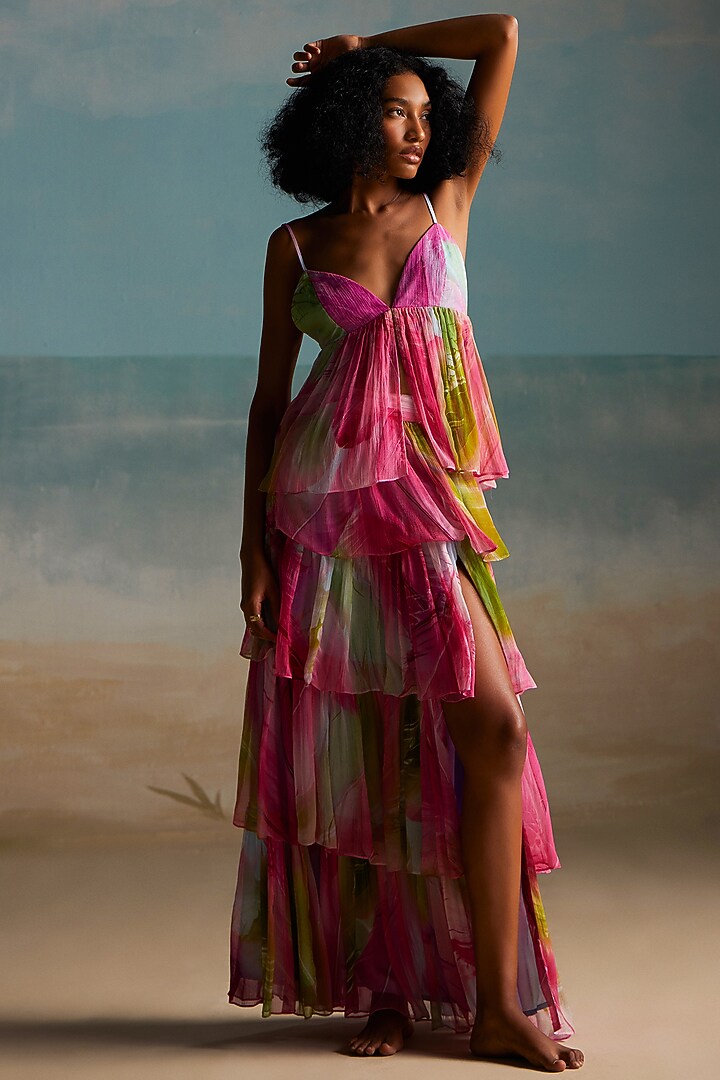 chinese dress ladies Rialto Fragrance Print Maxi Dress ~ Blooming Paradise  Shake Your Bon Bon