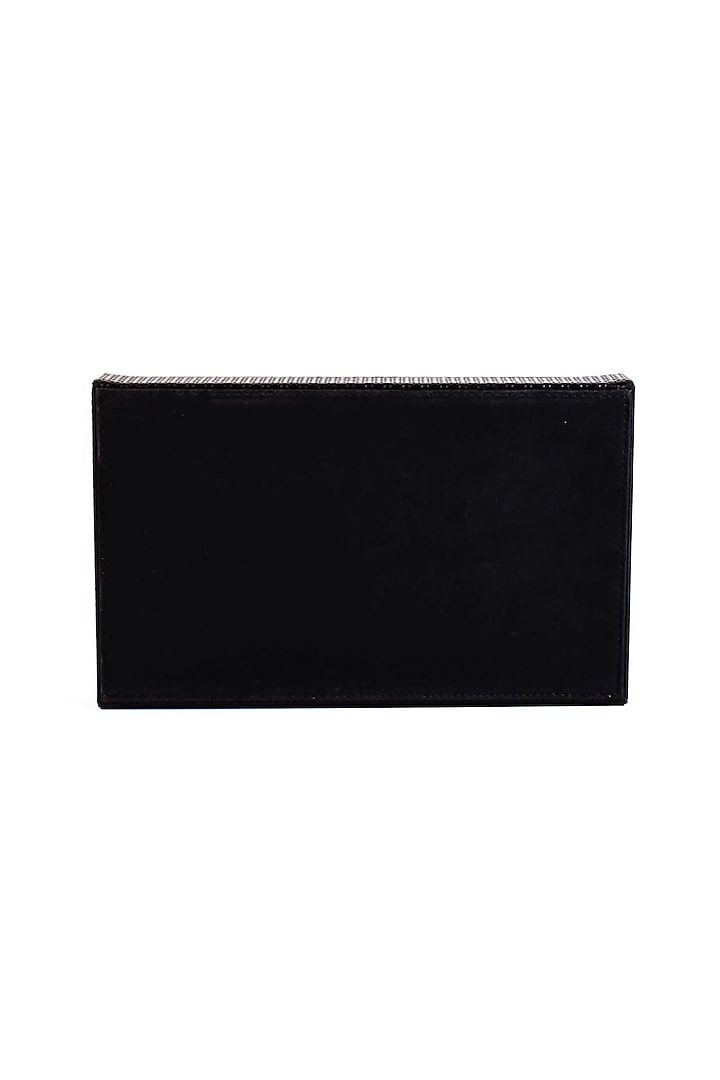 Black Leatherette & Wood Towel Tray by ICHKAN at Pernia's Pop Up Shop